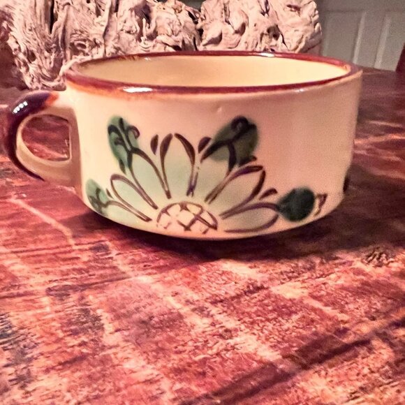 Vintage Korean Stoneware Soup Mug - Picture 3 of 7